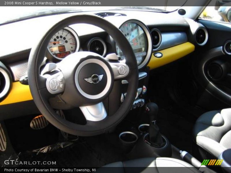 Mellow Yellow / Grey/Black 2008 Mini Cooper S Hardtop