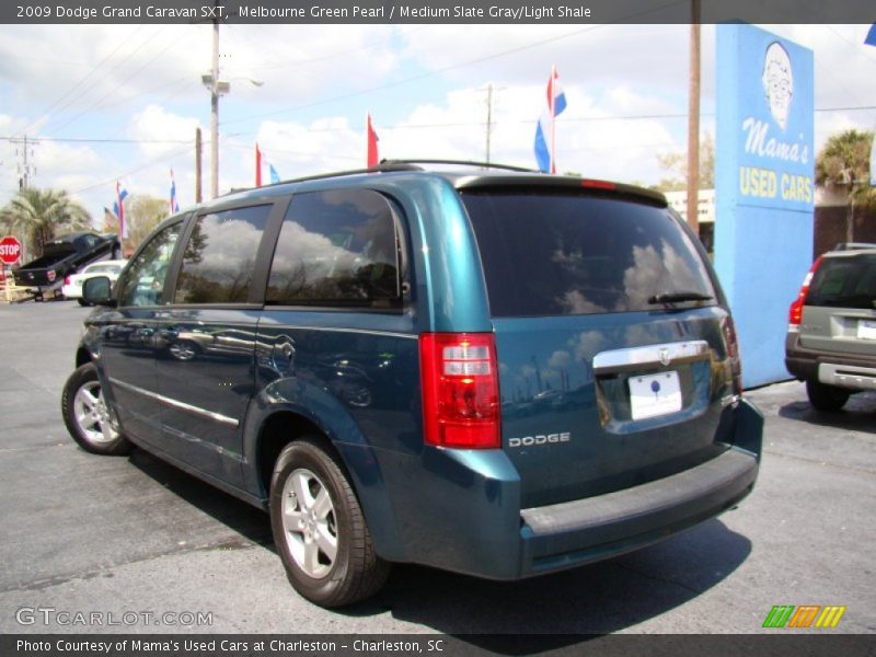 Melbourne Green Pearl / Medium Slate Gray/Light Shale 2009 Dodge Grand Caravan SXT