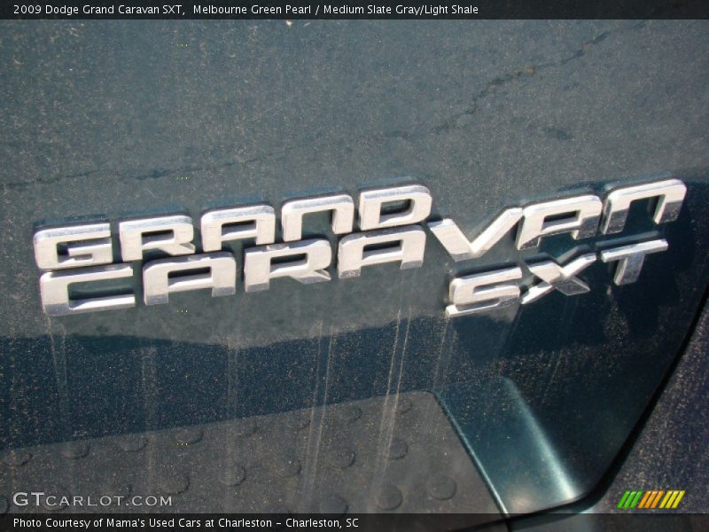 Melbourne Green Pearl / Medium Slate Gray/Light Shale 2009 Dodge Grand Caravan SXT