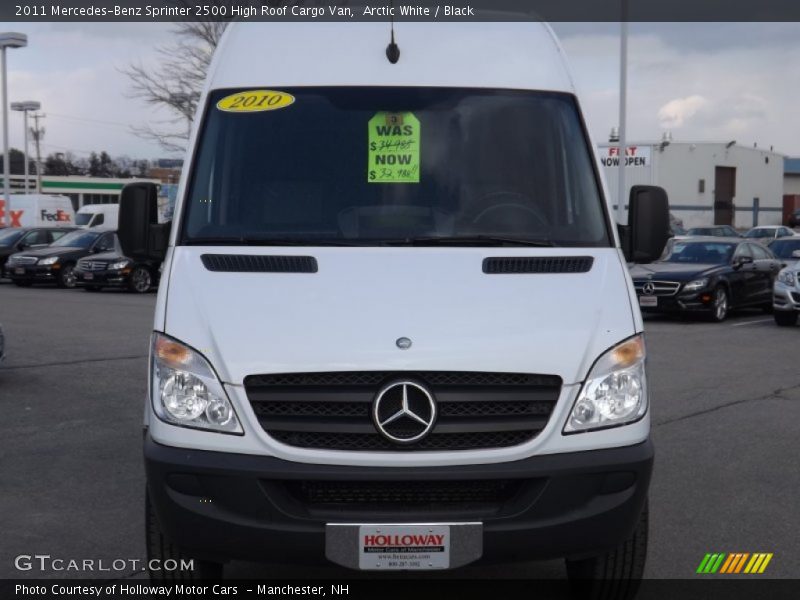Arctic White / Black 2011 Mercedes-Benz Sprinter 2500 High Roof Cargo Van