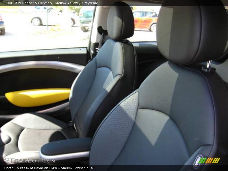 Mellow Yellow / Grey/Black 2008 Mini Cooper S Hardtop