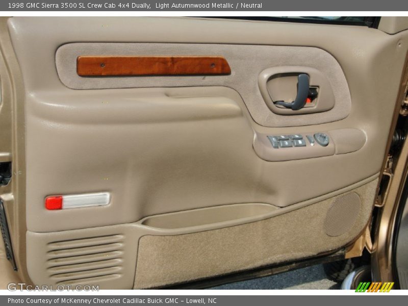 Light Autumnwood Metallic / Neutral 1998 GMC Sierra 3500 SL Crew Cab 4x4 Dually