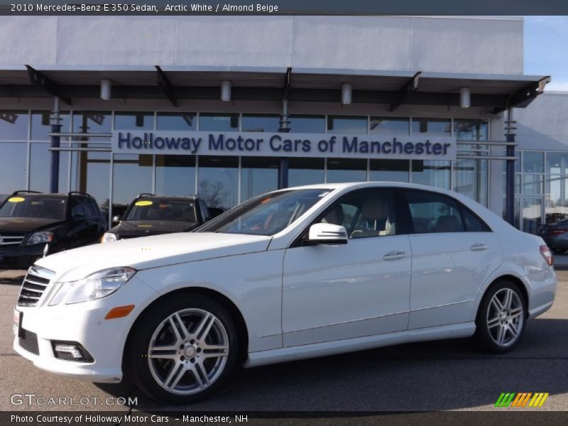 Arctic White / Almond Beige 2010 Mercedes-Benz E 350 Sedan