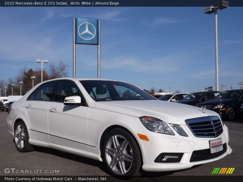 Arctic White / Almond Beige 2010 Mercedes-Benz E 350 Sedan