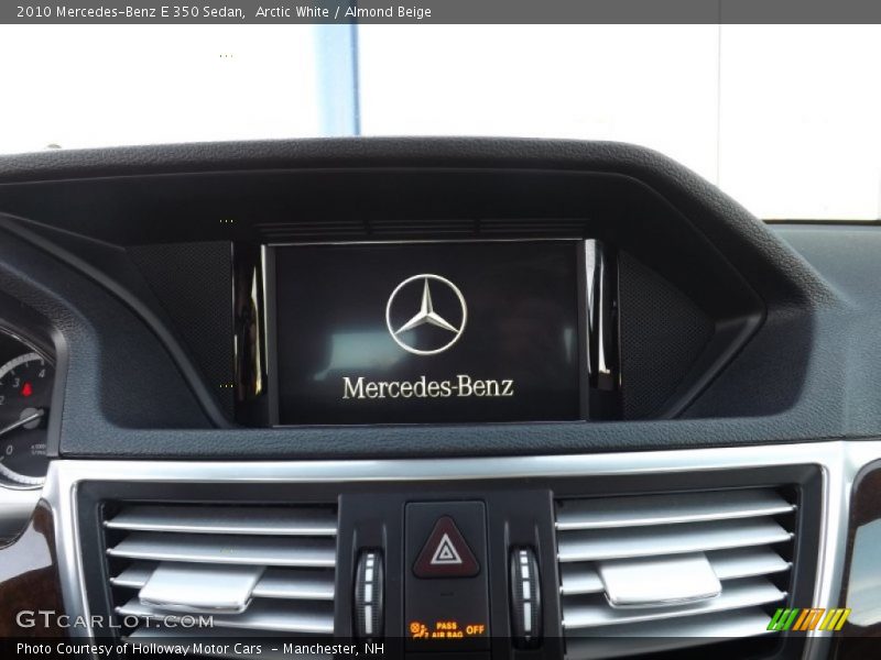 Arctic White / Almond Beige 2010 Mercedes-Benz E 350 Sedan