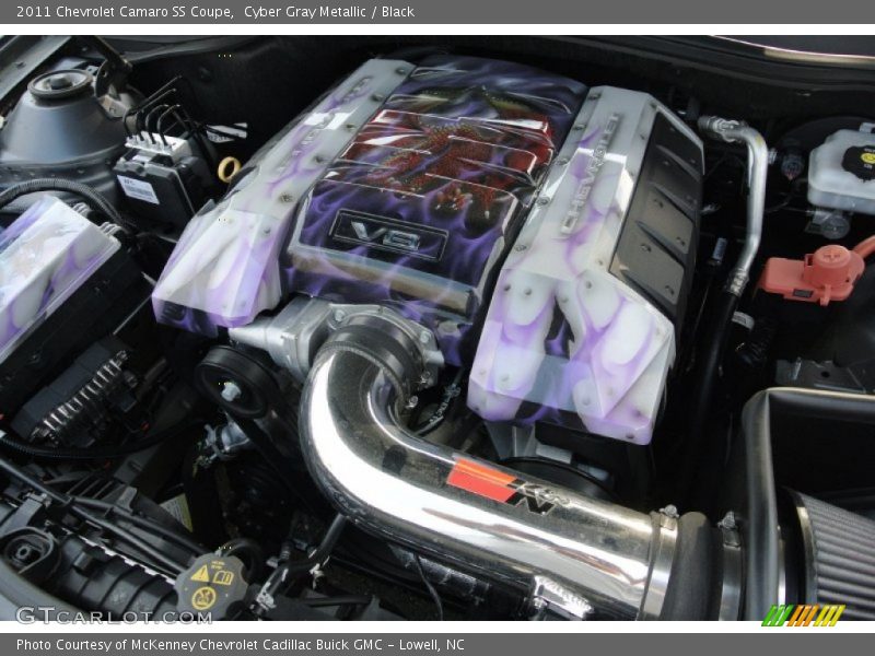 Cyber Gray Metallic / Black 2011 Chevrolet Camaro SS Coupe