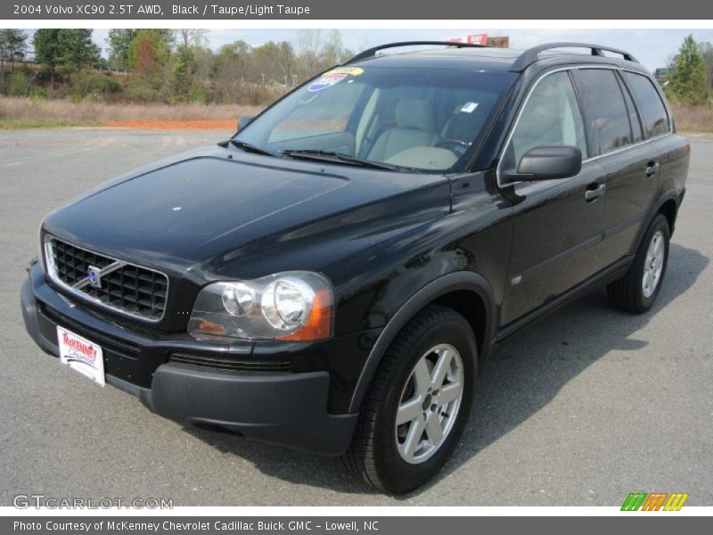 Black / Taupe/Light Taupe 2004 Volvo XC90 2.5T AWD