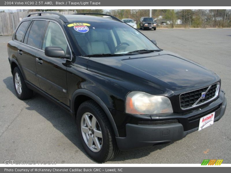 Black / Taupe/Light Taupe 2004 Volvo XC90 2.5T AWD