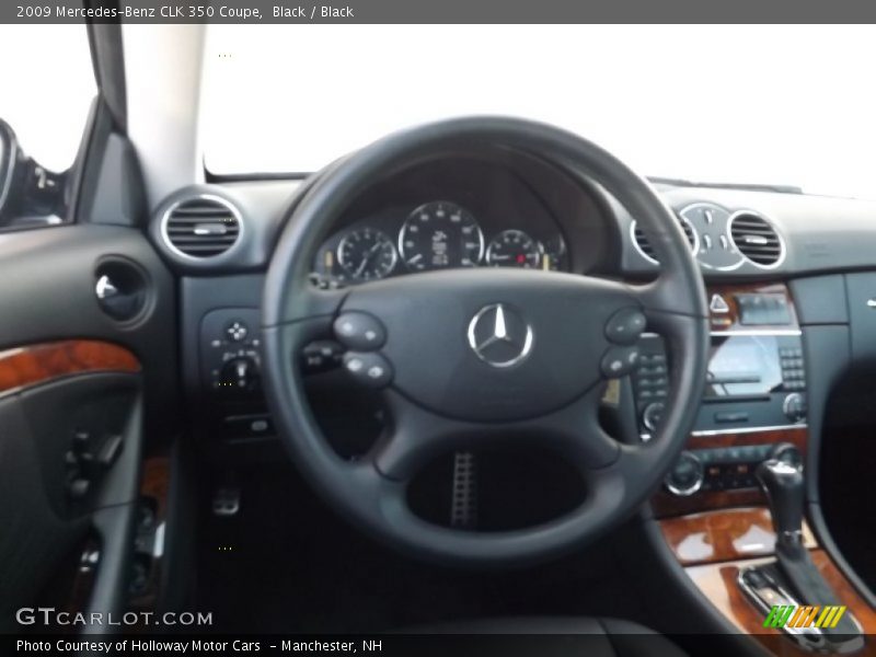 Black / Black 2009 Mercedes-Benz CLK 350 Coupe
