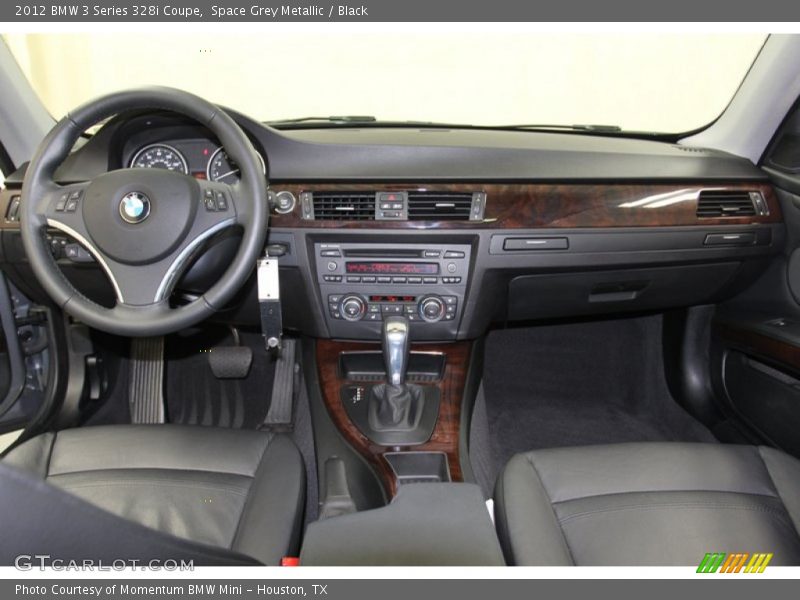 Space Grey Metallic / Black 2012 BMW 3 Series 328i Coupe