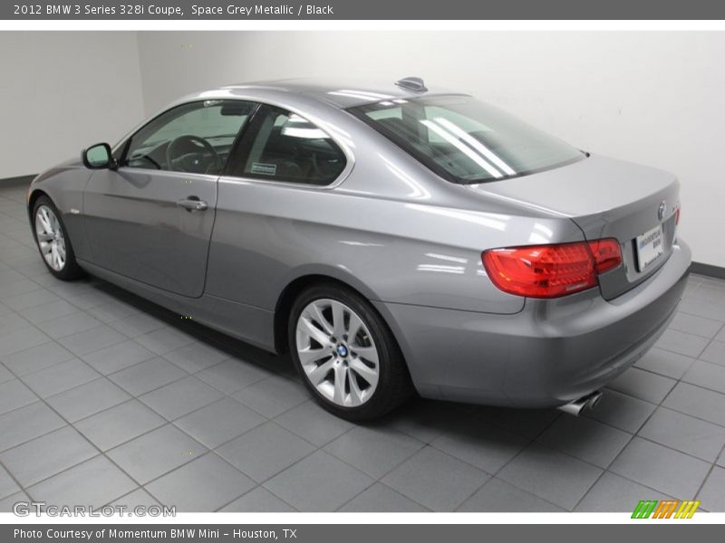 Space Grey Metallic / Black 2012 BMW 3 Series 328i Coupe