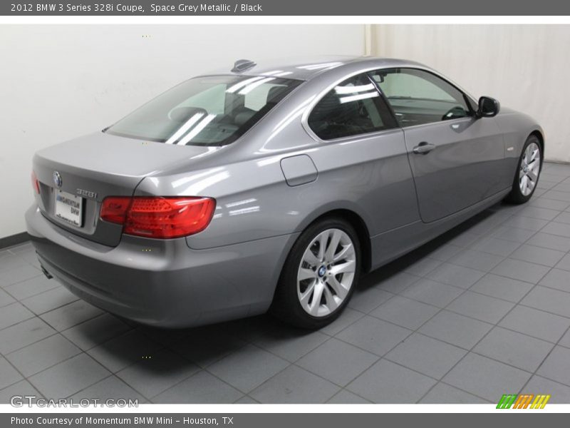 Space Grey Metallic / Black 2012 BMW 3 Series 328i Coupe