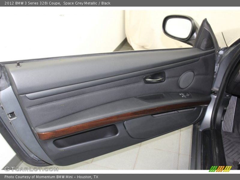 Space Grey Metallic / Black 2012 BMW 3 Series 328i Coupe
