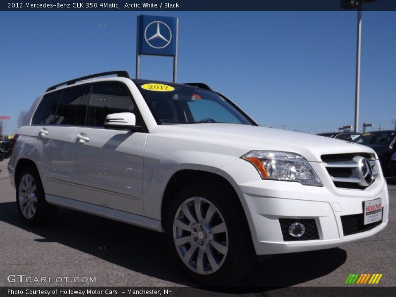 Arctic White / Black 2012 Mercedes-Benz GLK 350 4Matic