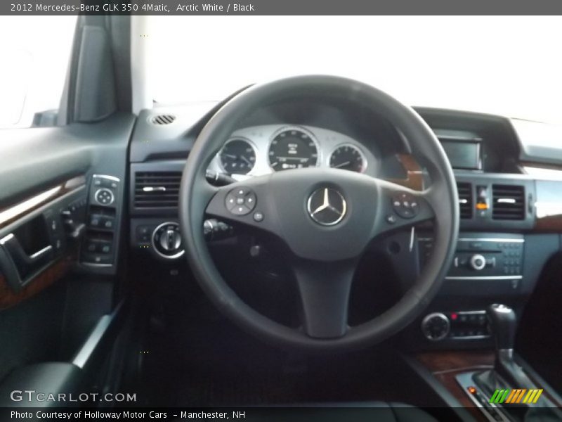 Arctic White / Black 2012 Mercedes-Benz GLK 350 4Matic