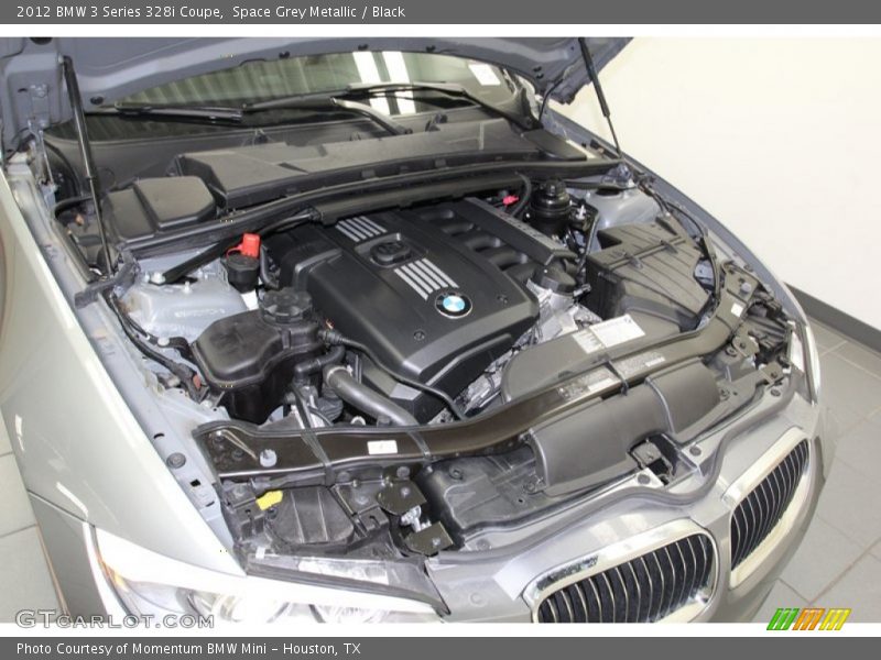 Space Grey Metallic / Black 2012 BMW 3 Series 328i Coupe
