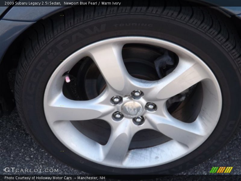 Newport Blue Pearl / Warm Ivory 2009 Subaru Legacy 2.5i Sedan