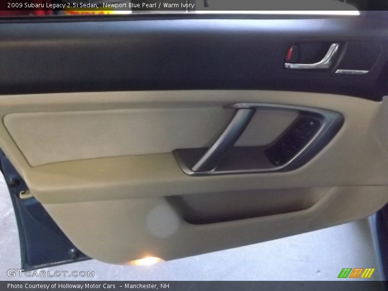 Newport Blue Pearl / Warm Ivory 2009 Subaru Legacy 2.5i Sedan