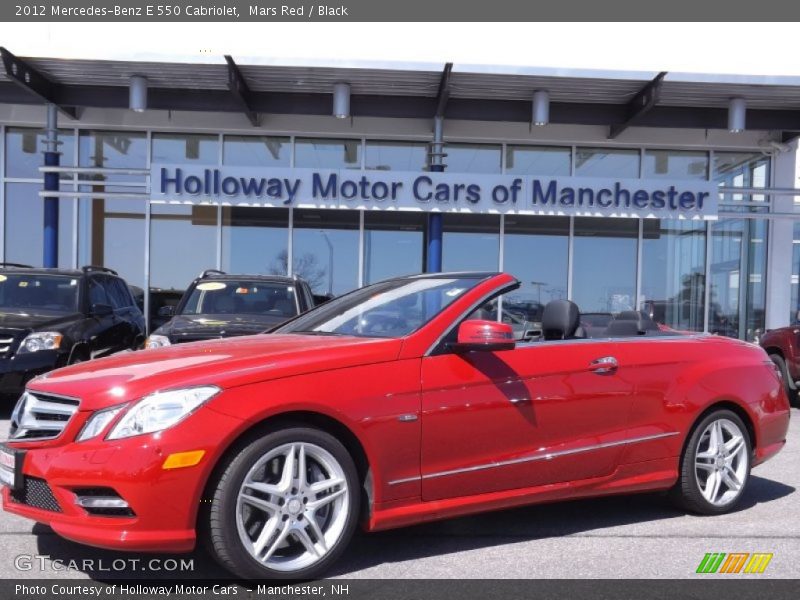 Mars Red / Black 2012 Mercedes-Benz E 550 Cabriolet