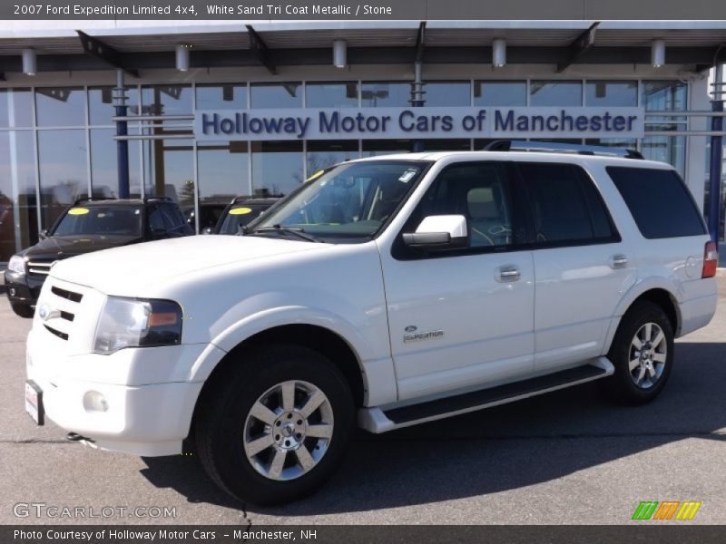 White Sand Tri Coat Metallic / Stone 2007 Ford Expedition Limited 4x4