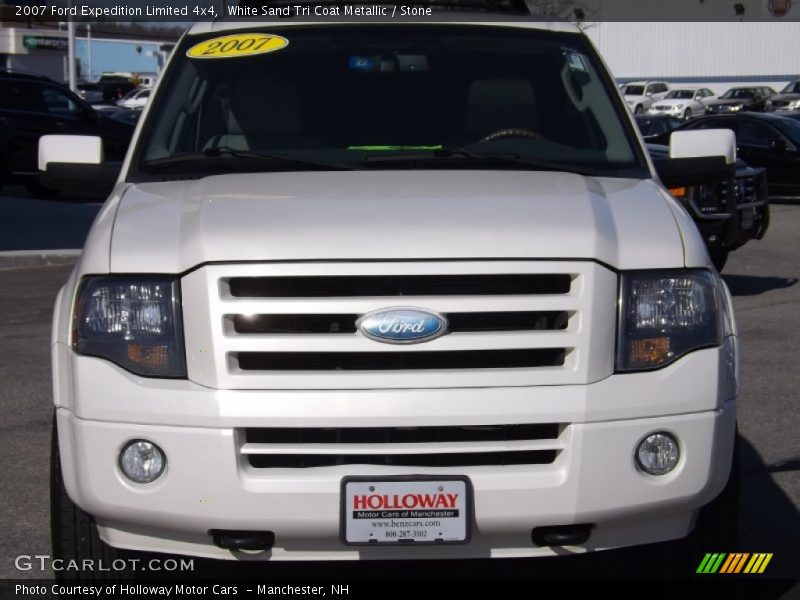 White Sand Tri Coat Metallic / Stone 2007 Ford Expedition Limited 4x4