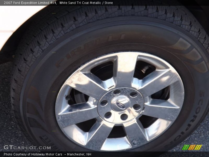White Sand Tri Coat Metallic / Stone 2007 Ford Expedition Limited 4x4