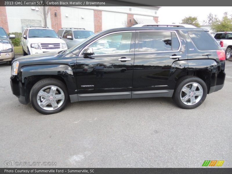 Carbon Black Metallic / Brownstone 2013 GMC Terrain SLT