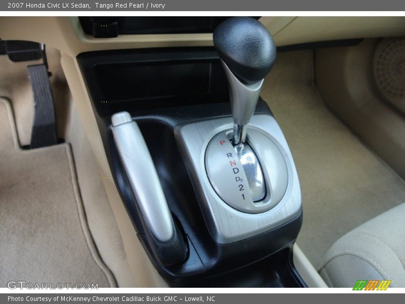 Tango Red Pearl / Ivory 2007 Honda Civic LX Sedan