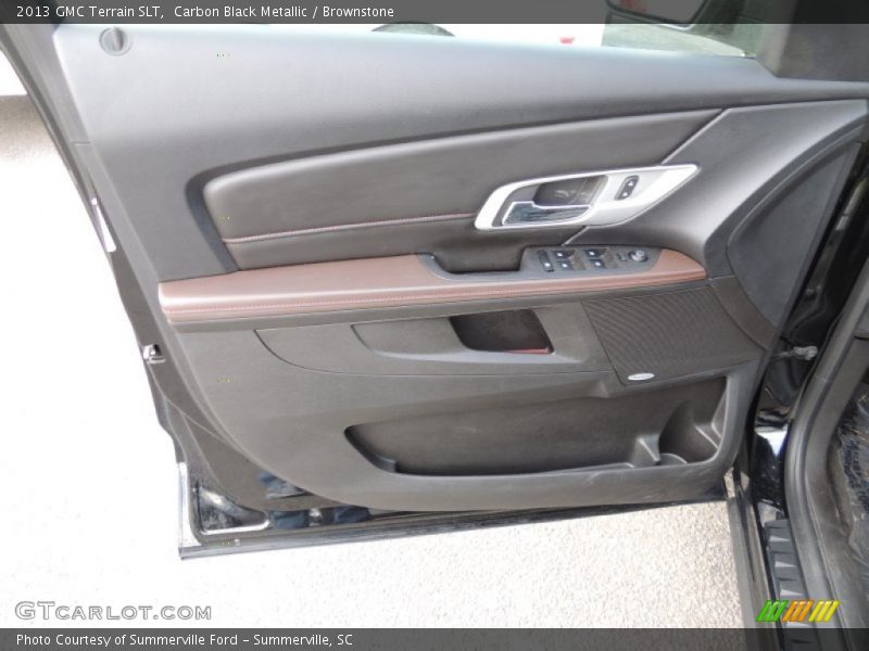 Carbon Black Metallic / Brownstone 2013 GMC Terrain SLT