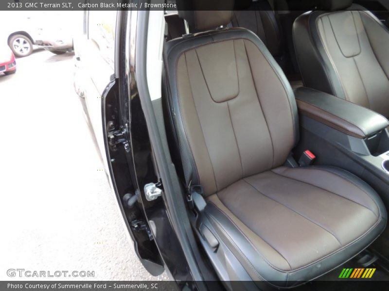 Carbon Black Metallic / Brownstone 2013 GMC Terrain SLT