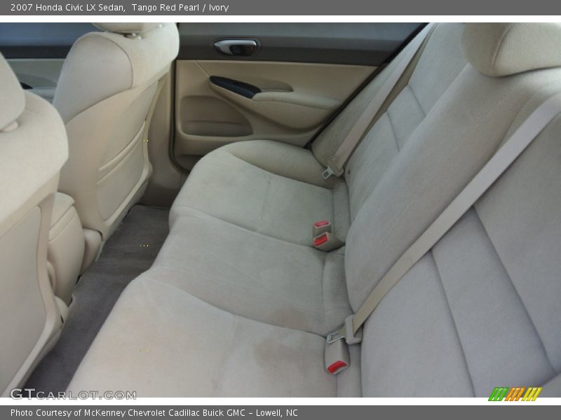 Tango Red Pearl / Ivory 2007 Honda Civic LX Sedan