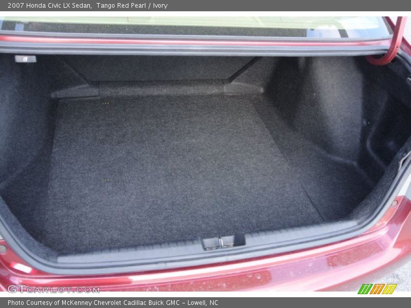 Tango Red Pearl / Ivory 2007 Honda Civic LX Sedan