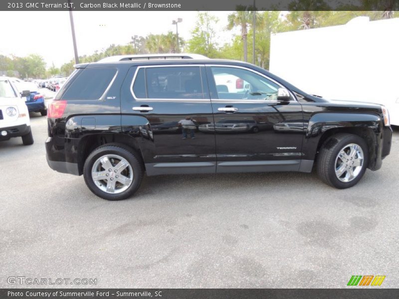 Carbon Black Metallic / Brownstone 2013 GMC Terrain SLT