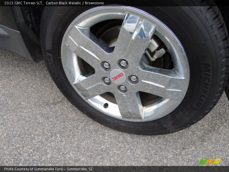 Carbon Black Metallic / Brownstone 2013 GMC Terrain SLT