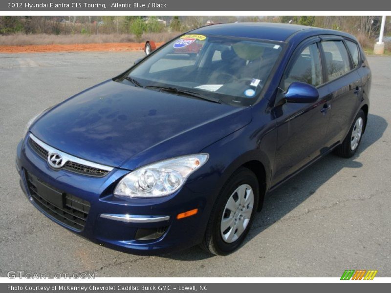 Atlantic Blue / Black 2012 Hyundai Elantra GLS Touring
