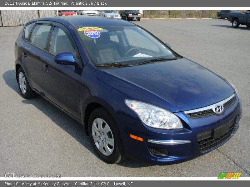 Atlantic Blue / Black 2012 Hyundai Elantra GLS Touring