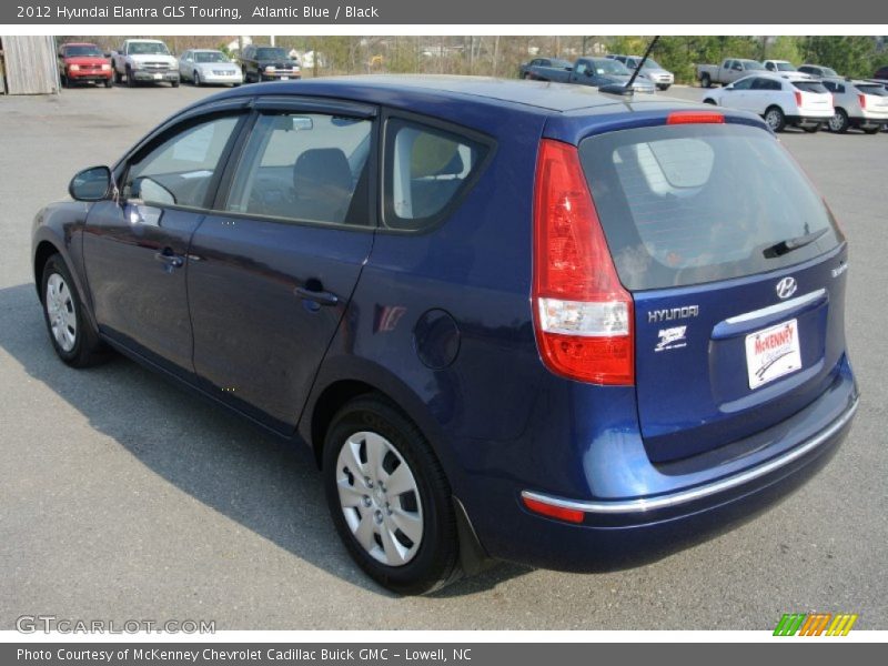 Atlantic Blue / Black 2012 Hyundai Elantra GLS Touring