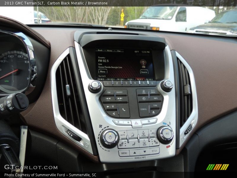Carbon Black Metallic / Brownstone 2013 GMC Terrain SLT
