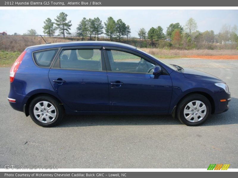 Atlantic Blue / Black 2012 Hyundai Elantra GLS Touring