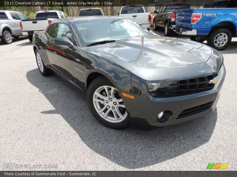 Ashen Gray Metallic / Gray 2013 Chevrolet Camaro LT Coupe