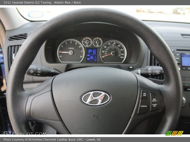 Atlantic Blue / Black 2012 Hyundai Elantra GLS Touring