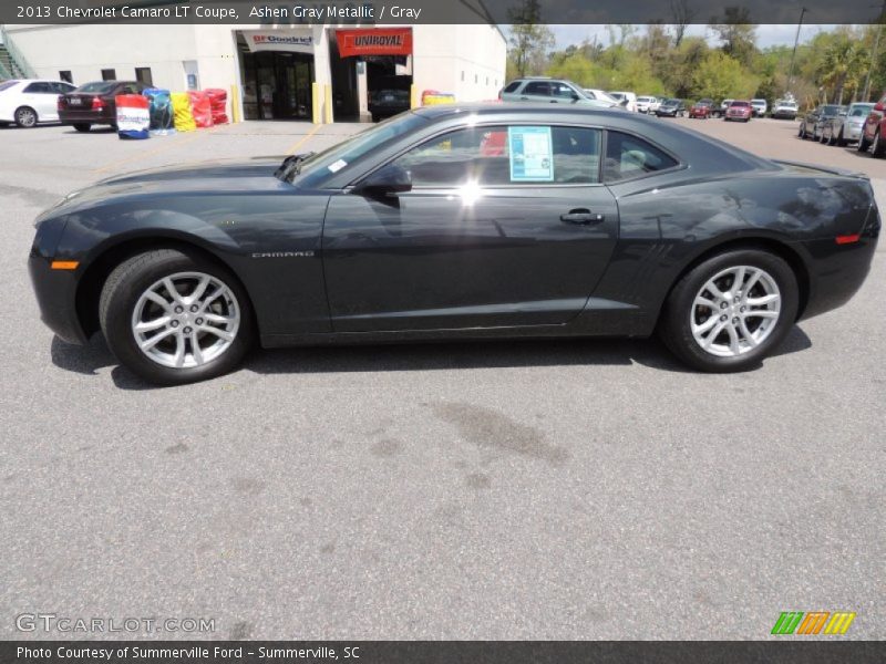 Ashen Gray Metallic / Gray 2013 Chevrolet Camaro LT Coupe