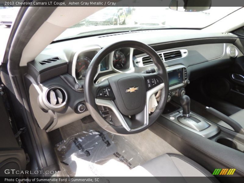 Ashen Gray Metallic / Gray 2013 Chevrolet Camaro LT Coupe