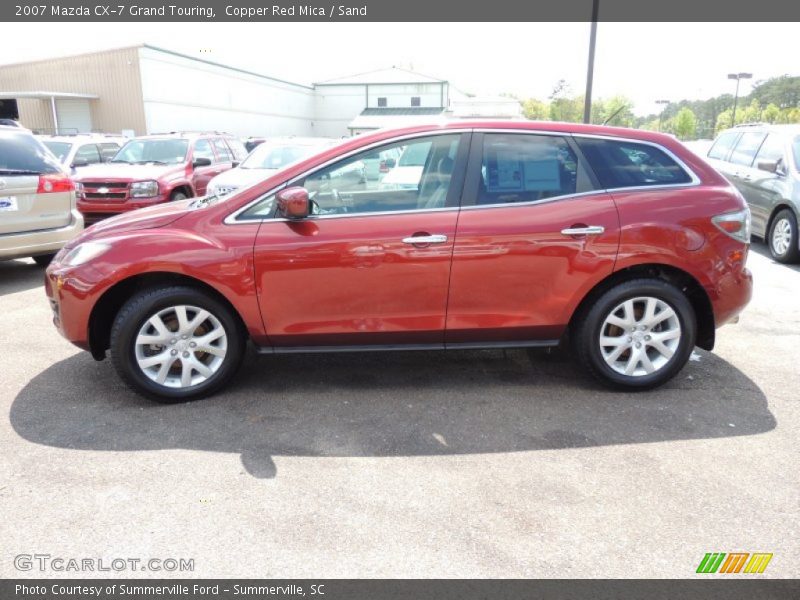 Copper Red Mica / Sand 2007 Mazda CX-7 Grand Touring