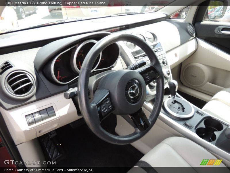 Copper Red Mica / Sand 2007 Mazda CX-7 Grand Touring