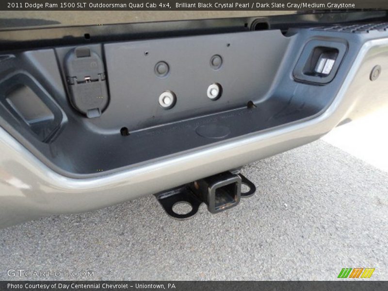 Brilliant Black Crystal Pearl / Dark Slate Gray/Medium Graystone 2011 Dodge Ram 1500 SLT Outdoorsman Quad Cab 4x4