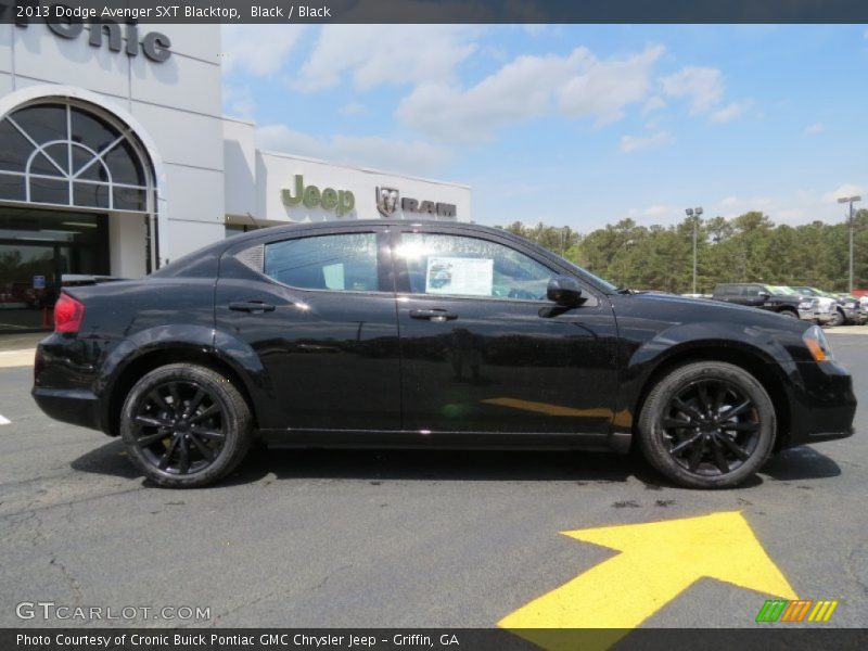 Black / Black 2013 Dodge Avenger SXT Blacktop