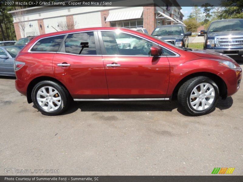 Copper Red Mica / Sand 2007 Mazda CX-7 Grand Touring