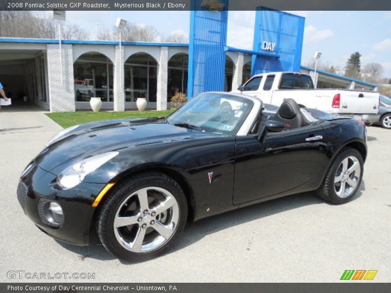 Mysterious Black / Ebony 2008 Pontiac Solstice GXP Roadster