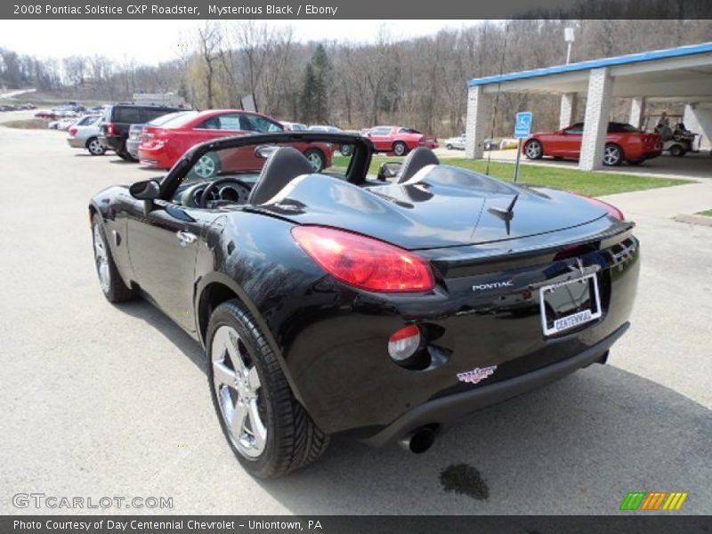 Mysterious Black / Ebony 2008 Pontiac Solstice GXP Roadster